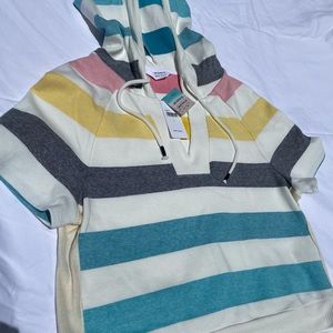 Splendid X Gray Malin NWT pastel striped pullover